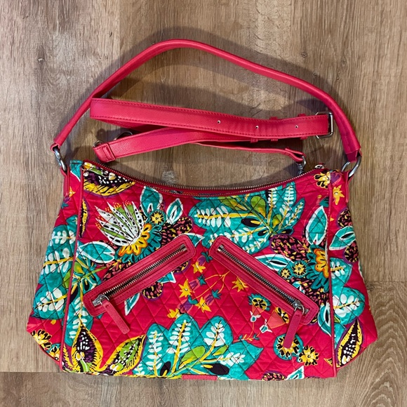 Vera Bradley Rumba Quilted Vivan Hobo Shoulder Crossbody Bag - Picture 4 of 9